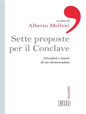 cover image of Sette proposte per il Conclave